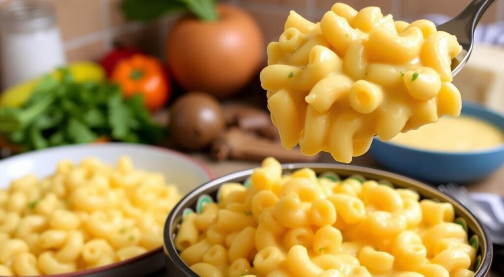 Image of a creamy one-pot mac and cheese recipe