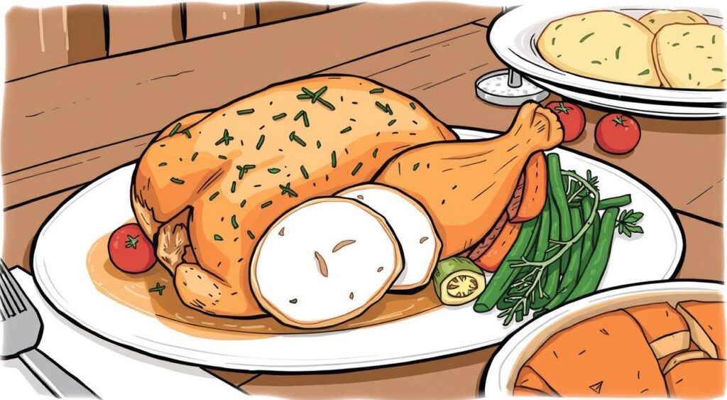 Image of a delicious chicken dinner recipe