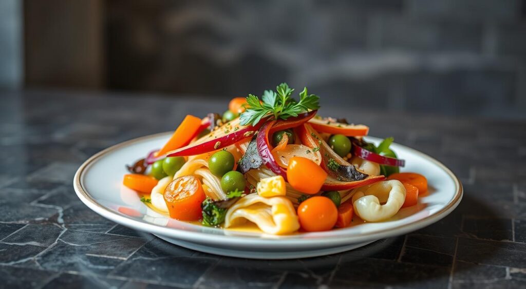 Image of a delicious vegetarian dish