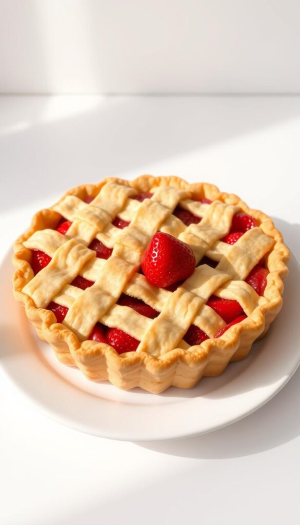 no bake strawberry pie